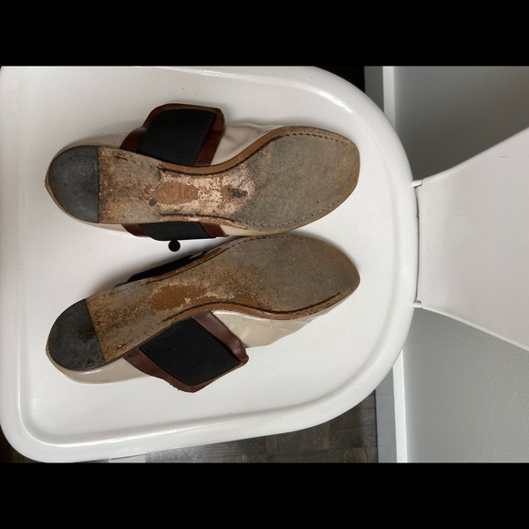 MARNI Patent Leather peep-toe Flats with strap - Picture 5 of 6